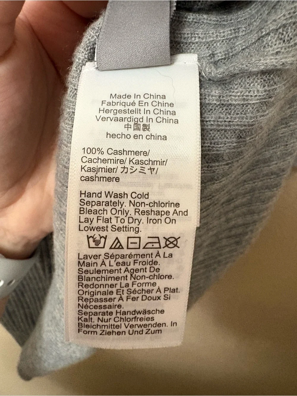 J. Crew Featherweight Cashmere Ribbed Tank Top Gray Size XXL